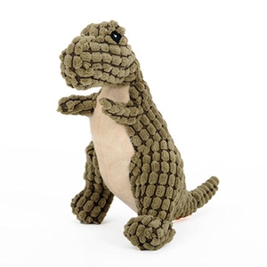 Brinquedo de Pel&uacute;cia Dinossauro para C&atilde;es-Miau Auau Pets
