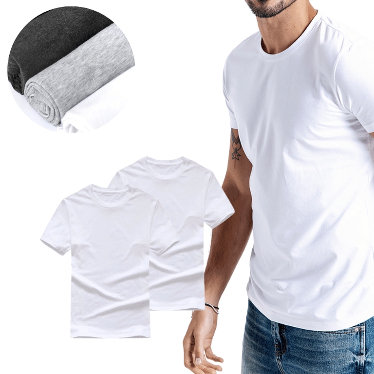 🇺🇸 PACK 2 Unidades: Camiseta Regata Americana Branca Cavada
