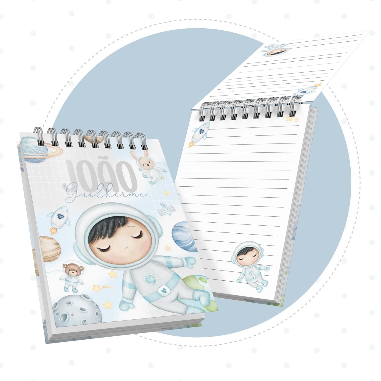 ASTRONAUTA - Maternidade Caderneta Livro do bebe