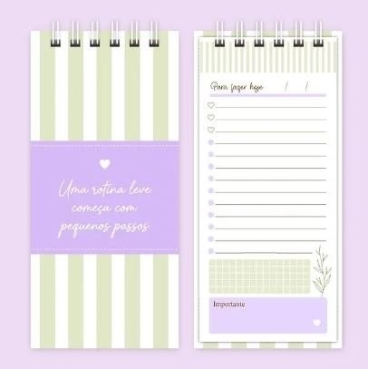 KIT DE ARQUIVOS – CADERNO ANOTAÇÕES VIDA LEVE – A5 – WIRE-O/ESPIRAL
