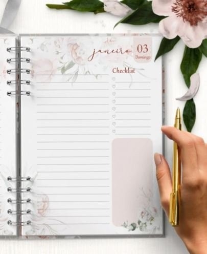 COMBO 10 AGENDAS 2027 E PERMANENTE COM E SEM VERSÍCULOS E HORÁRIOS