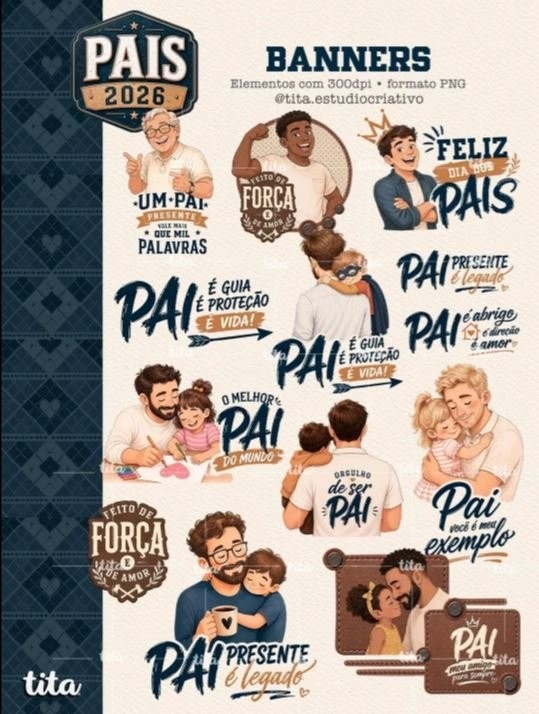 PAIS 2026 – COMBO ILUSTRAÇÕES E PAPÉIS