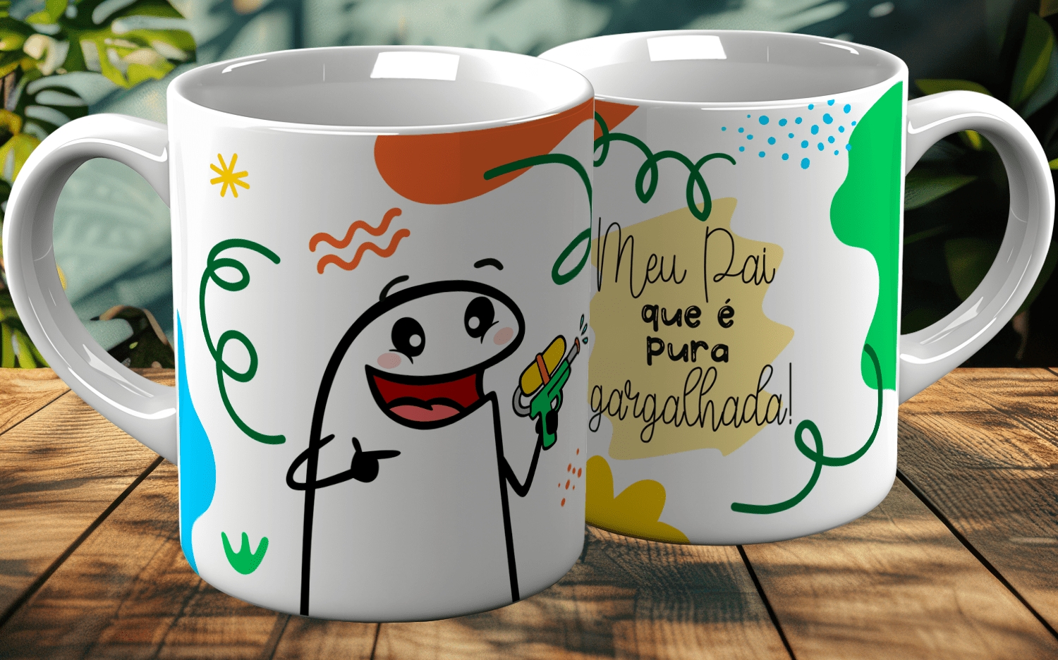 ESTAMPA FLORK PAI V2 CANECAS