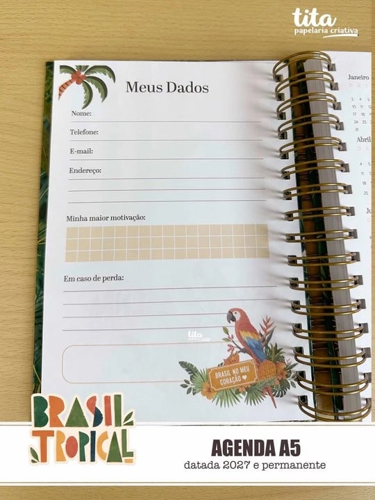 Brasil Tropical – Combo de Encadernação