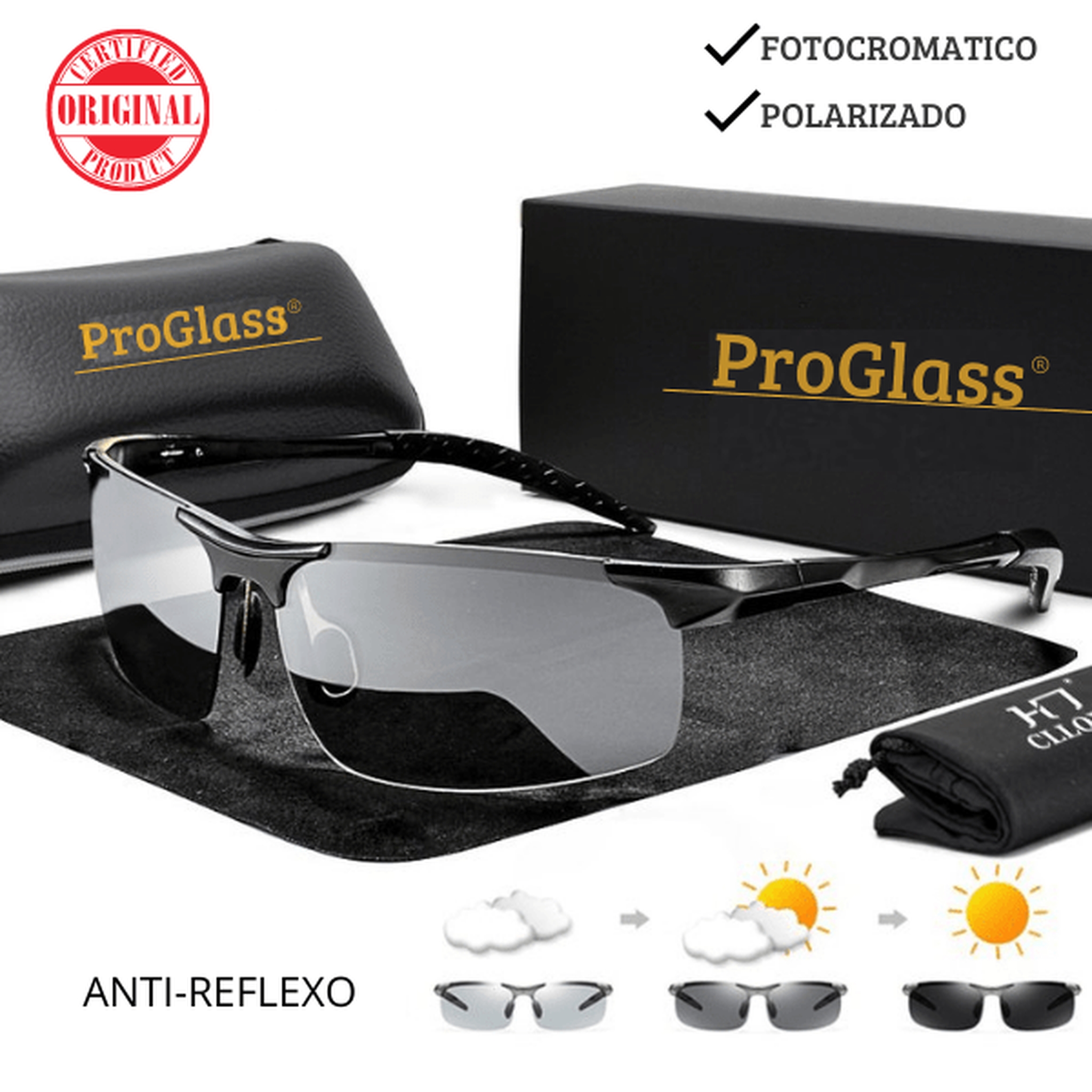 Óculos Proteção 5X9Sport Lente Polarizada Cinza Antirreflexo