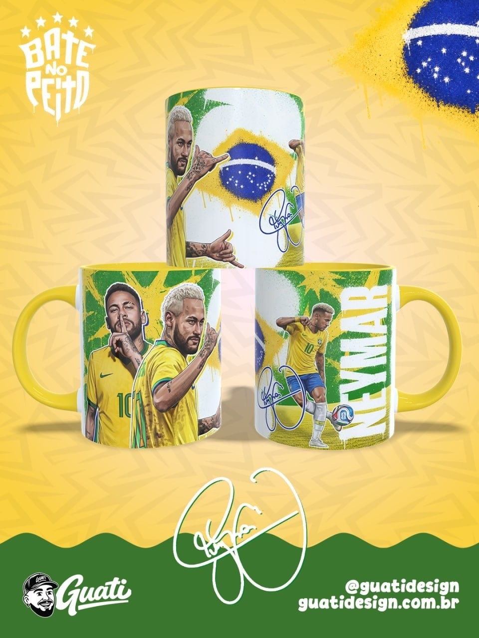 Neymar 2026 | Canecas + Chopp