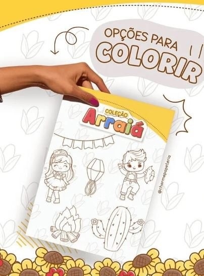 ARRAIÁ CANDY COLORS - KIT DIGITAL