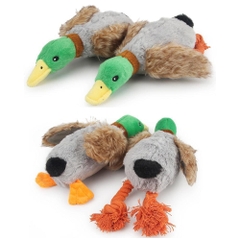 Brinquedo de Pel&uacute;cia Pato com Apito-Miau Auau Pets