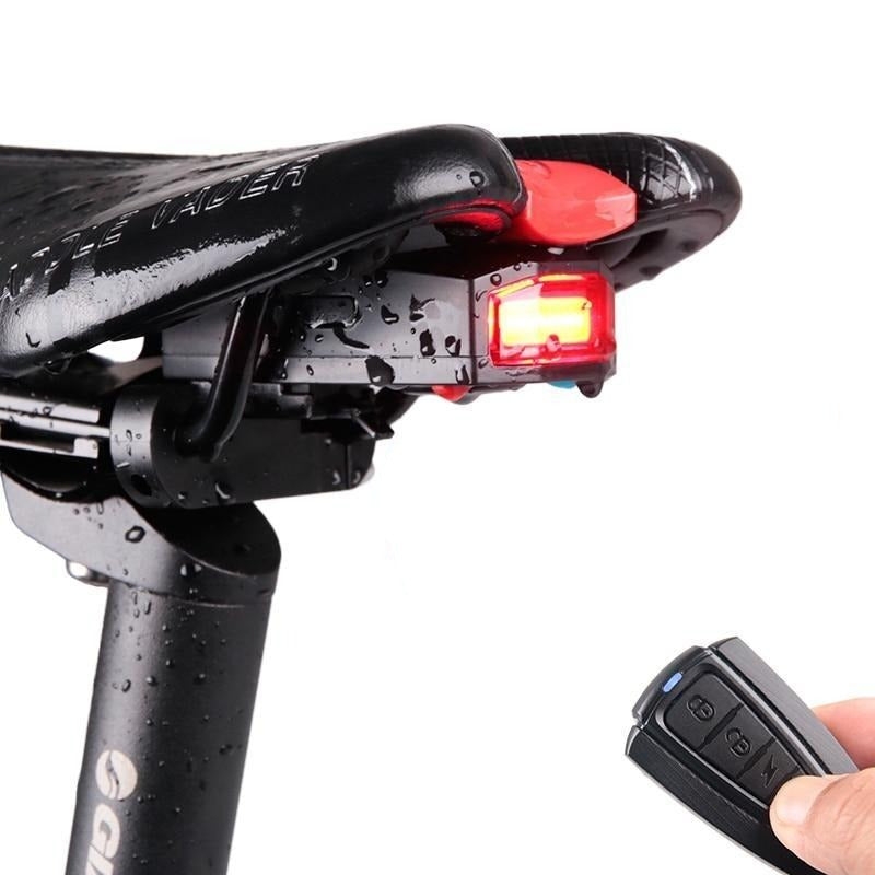 Alarme para Bicicleta com Controle Remoto e Luz Traseira