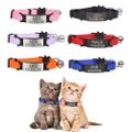 Coleira para C&atilde;es e Gatos Pequenos Personalizada com Sino-Miau Auau Pets