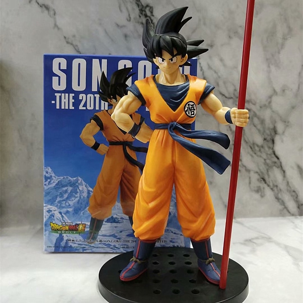 Boneco Dragon Ball Z - Goku Cabelo Preto Son Goku Figure