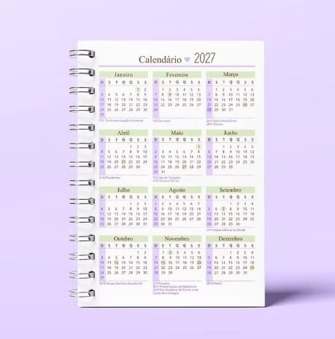 KIT DE ARQUIVOS – CADERNO ANOTAÇÕES VIDA LEVE – A5 – WIRE-O/ESPIRAL