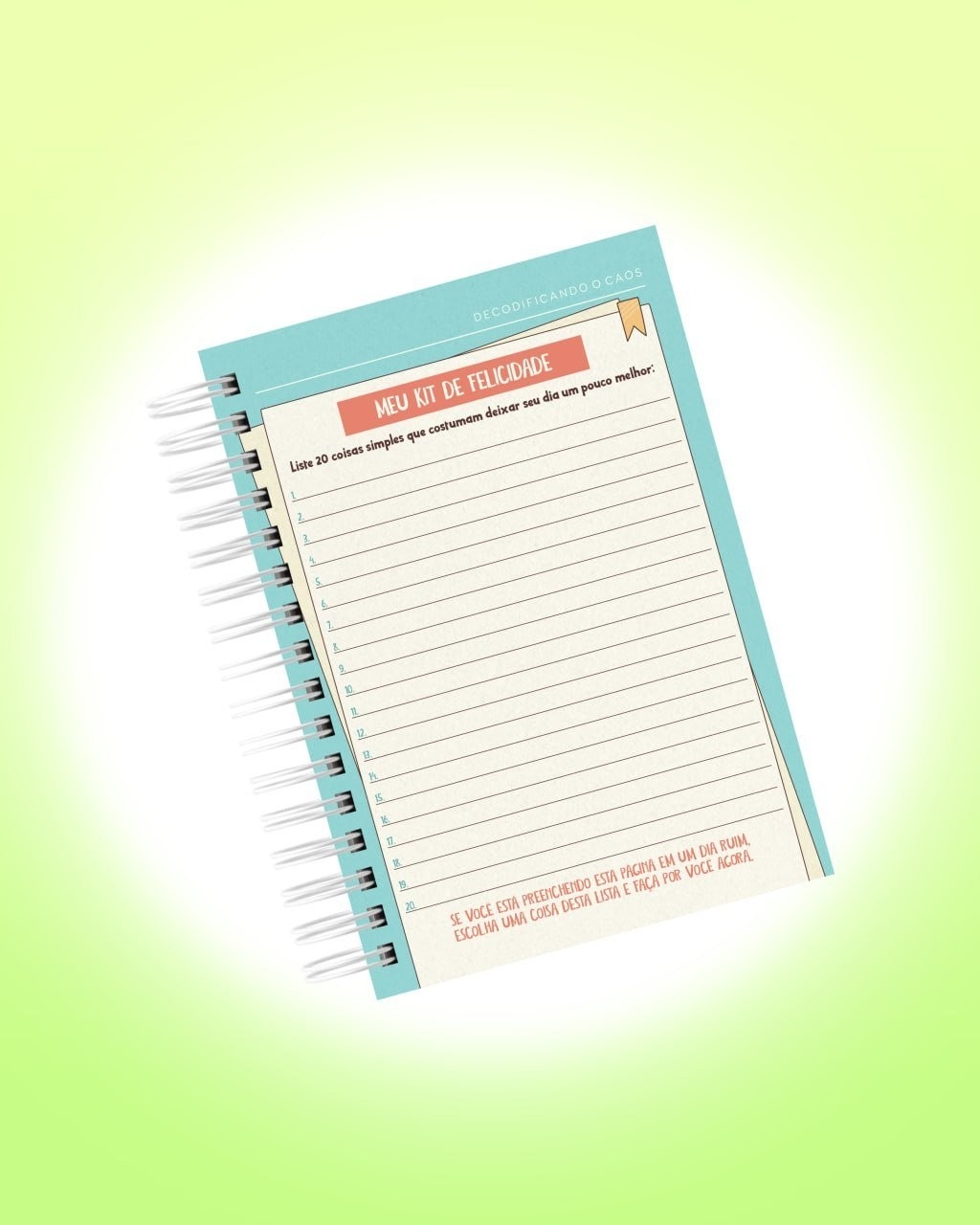 Arquivo Digital Planner de Sobrevivência para Cérebros Caóticos
