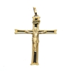Pingente Crucifixo com Jesus - Ouro Amarelo