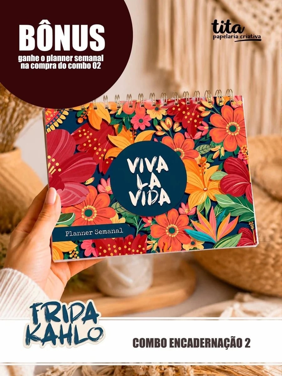 Frida Kahlo – Combo Encadernação 02 + Bônus