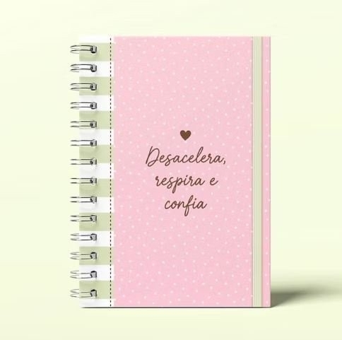 KIT DE ARQUIVOS – CADERNO ANOTAÇÕES VIDA LEVE – A5 – WIRE-O/ESPIRAL