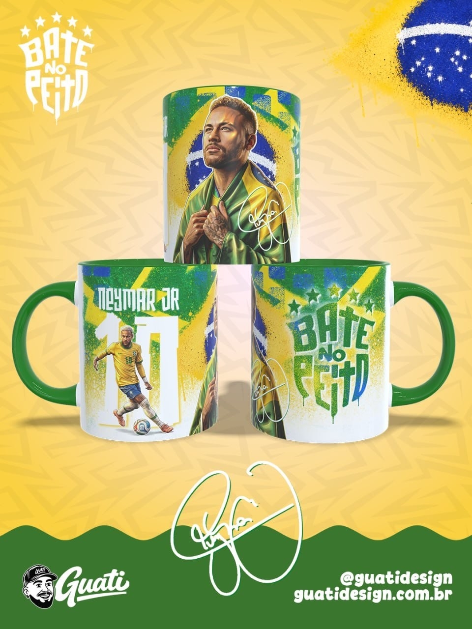 Neymar 2026 | Canecas + Chopp