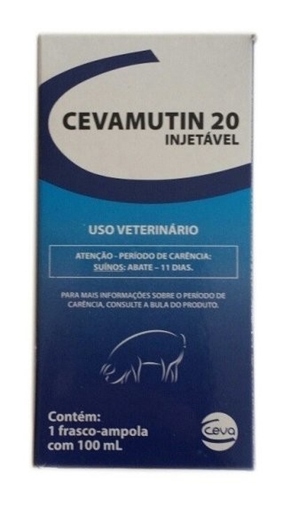 Cevamutin 20% Injet&aacute;vel 100mL
