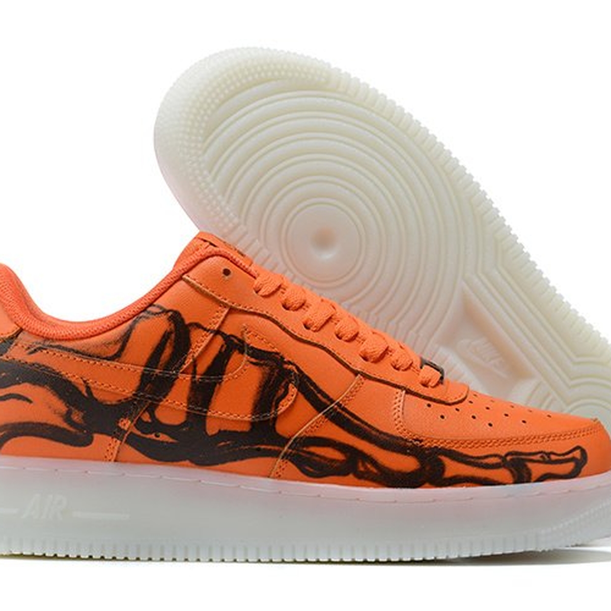 Nike Air Force 1 Low “Skeleton 2020” Brilliant Orange CU8067-800 Restock -  SoleSnk