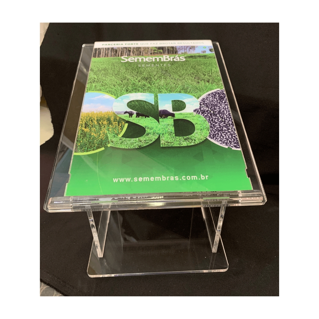 Porta Livro em Acrílico
