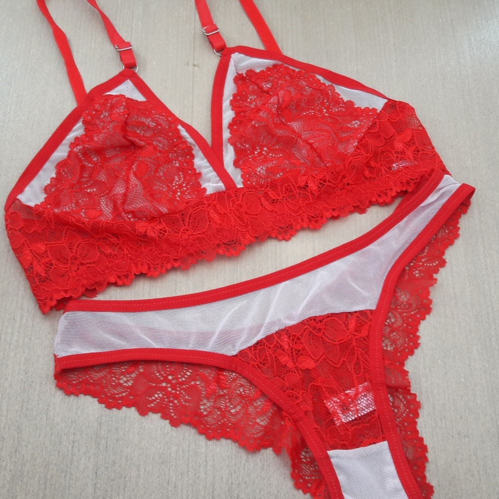 Conjunto Josana Sem Bojo de Renda e Tule - C8198