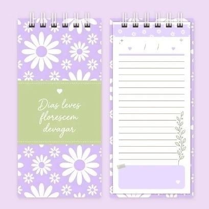 KIT DE ARQUIVOS – CADERNO ANOTAÇÕES VIDA LEVE – A5 – WIRE-O/ESPIRAL