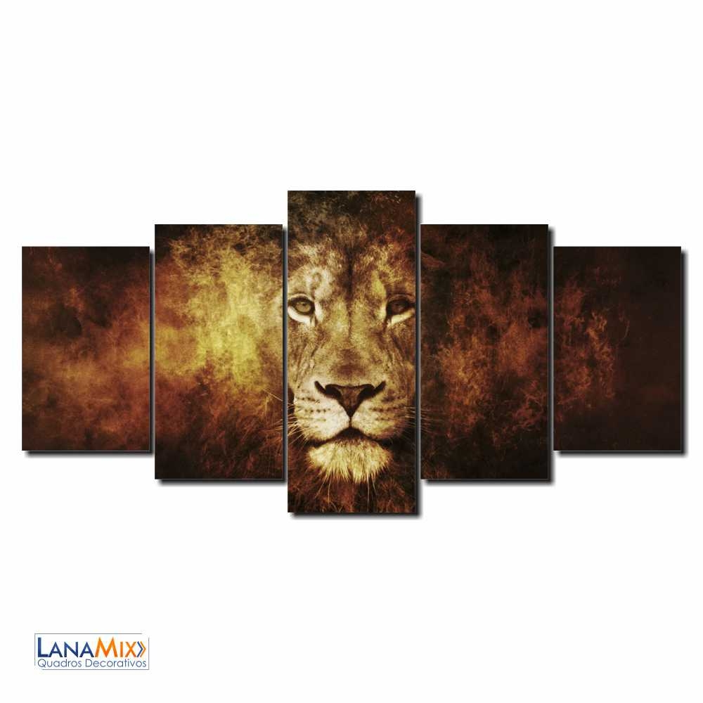 Quadro Decorativo Leão