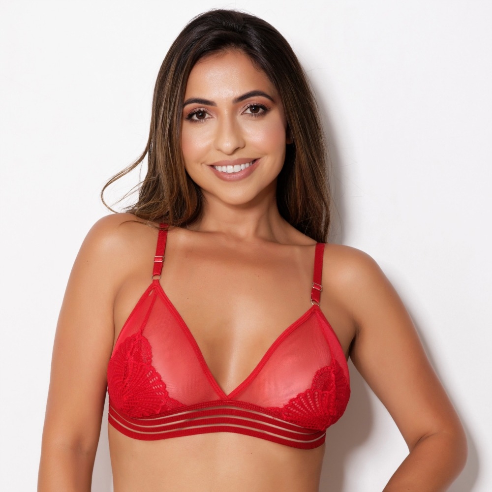 Top Sutiã Rendado - C9330