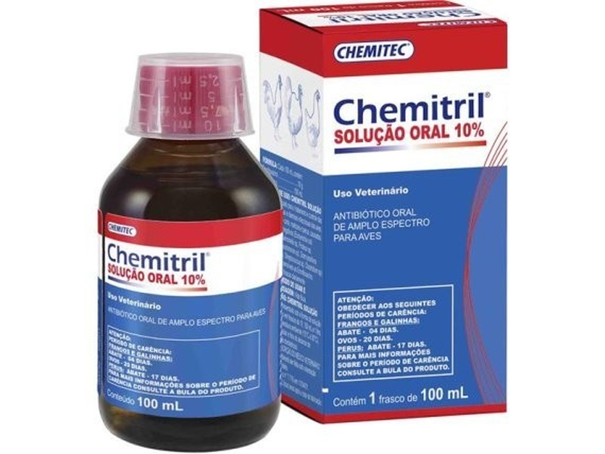 Chemitril Solu&ccedil;&atilde;o Oral 10% 100mL