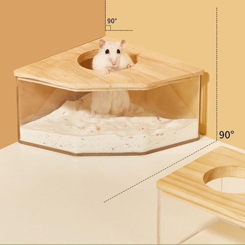 Casa Higi&ecirc;nica para Roedores-Miau Auau Pets
