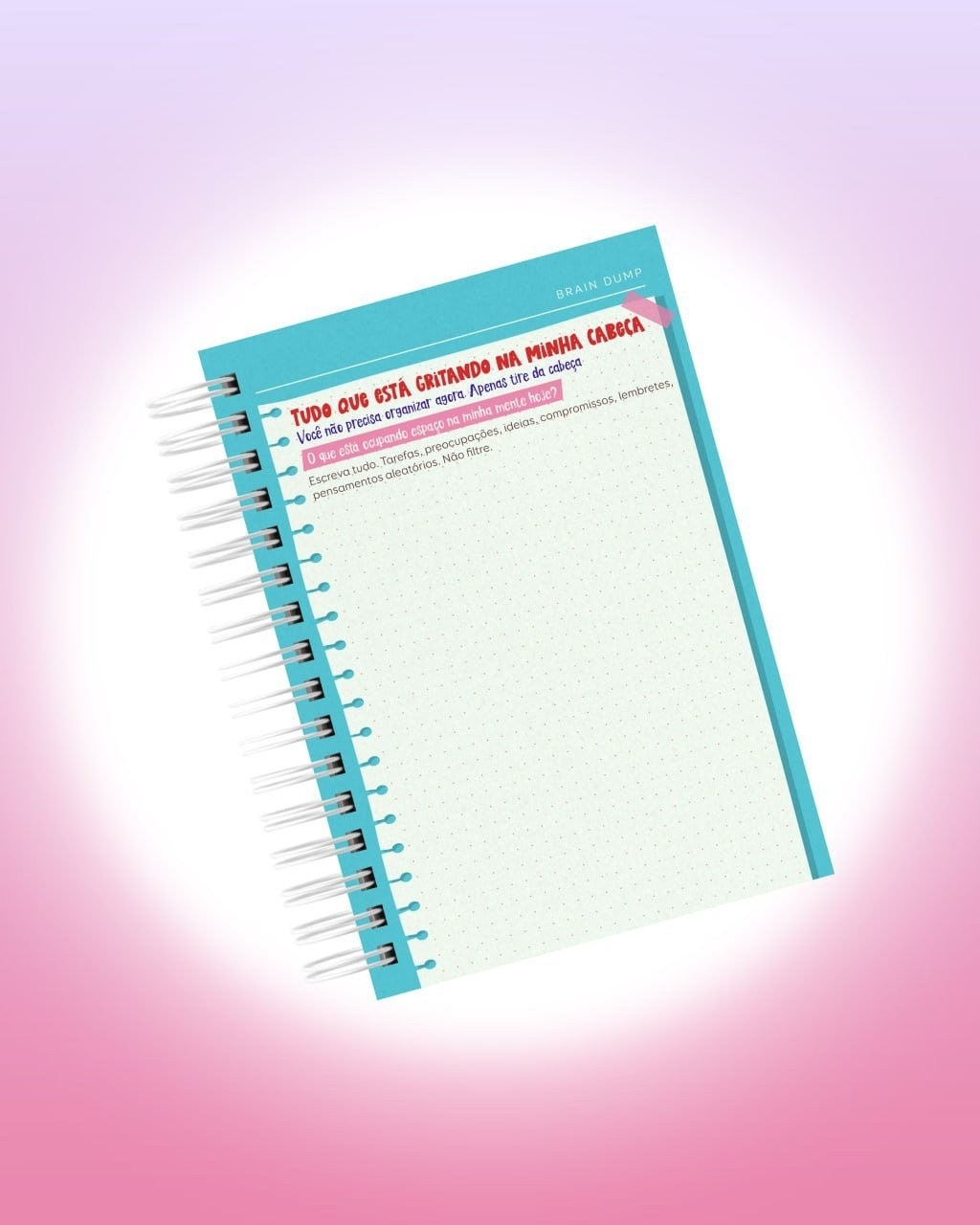 Arquivo Digital Planner de Sobrevivência para Cérebros Caóticos