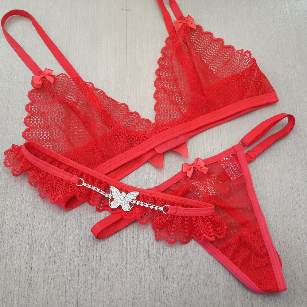 Conjunto Sexy Biju Borboleta  - C6470