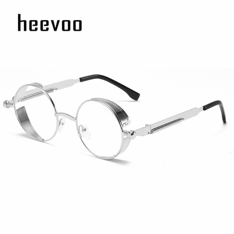 Óculos de Sol Redondo Metal Steampunk Vintage High Quality Original 15