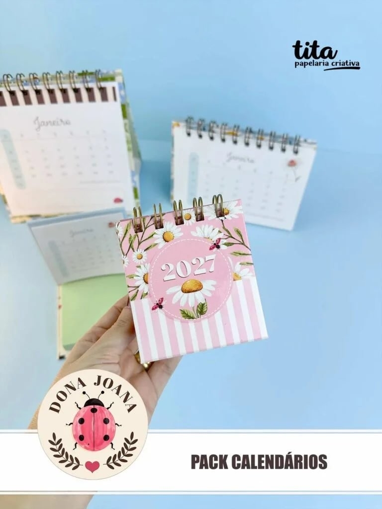 Dona Joana – Pack Calendários 2027 – português e español + Vídeo aula