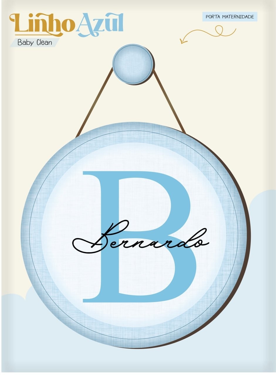 Caderneta e Livro do bebe Linho Azul - Arquivo Digital