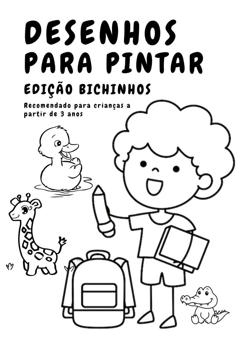 30 Desenhos para Pintar - PDF ou Impresso