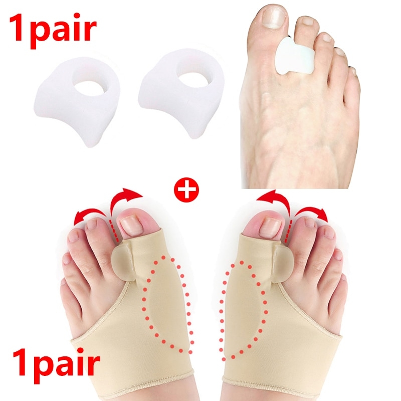 Bunion corrector elástico dedo do pé straightener toe exercitador