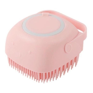 Escova para Banho de C&atilde;es e Gatos com Dispersor de Shampoo-Miau Auau Pets