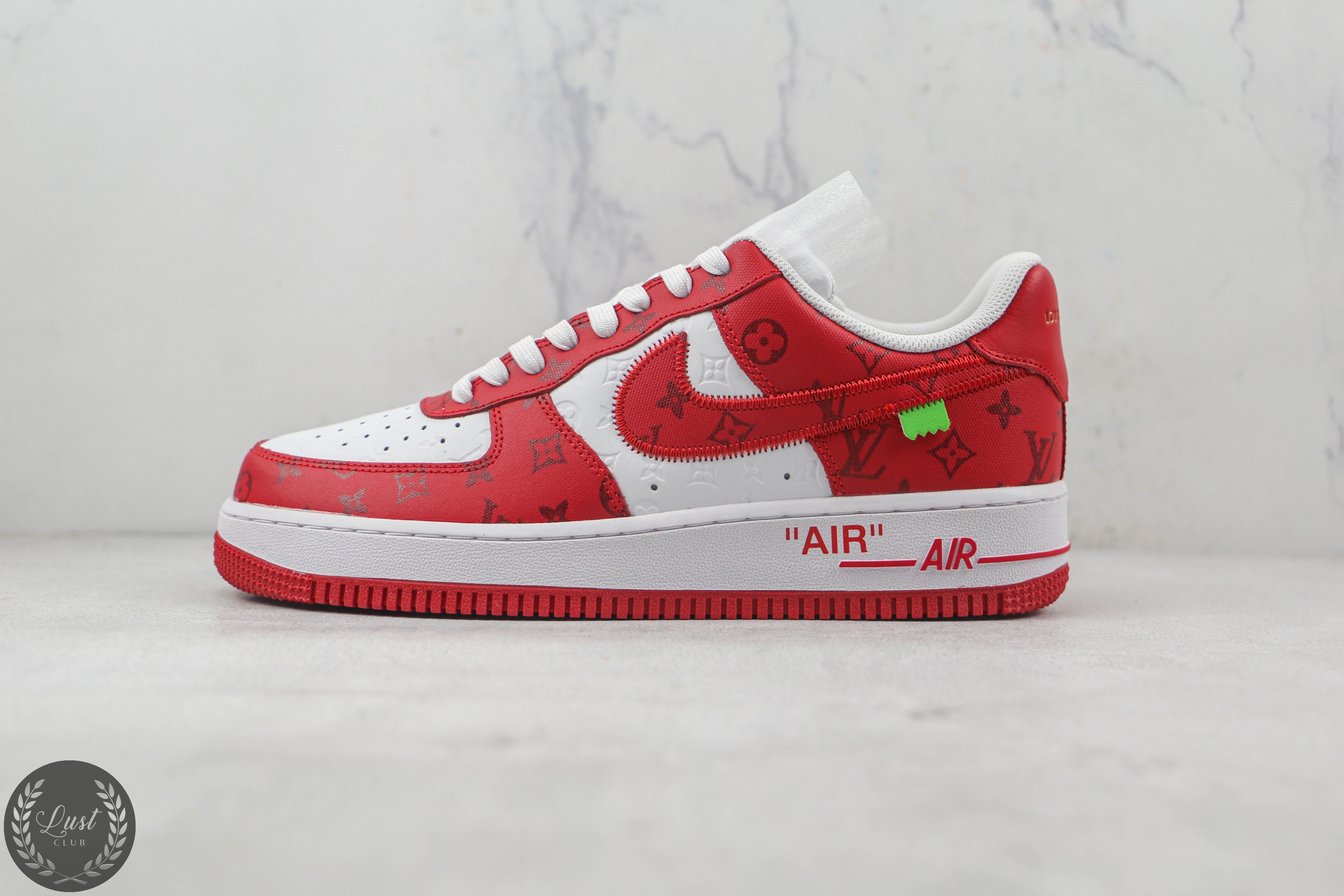 Air force 1 Low Louis Vuitton By Virgil Abloh White Red