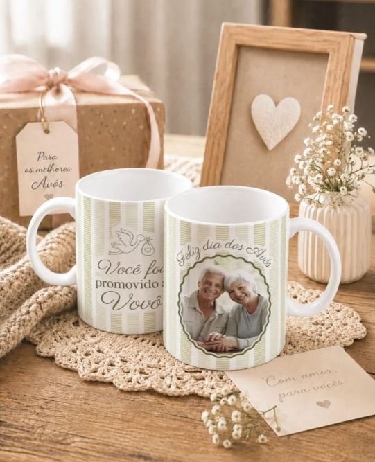 DIA DOS AVÓS COM FOTOS – ARTES PARA CANECA