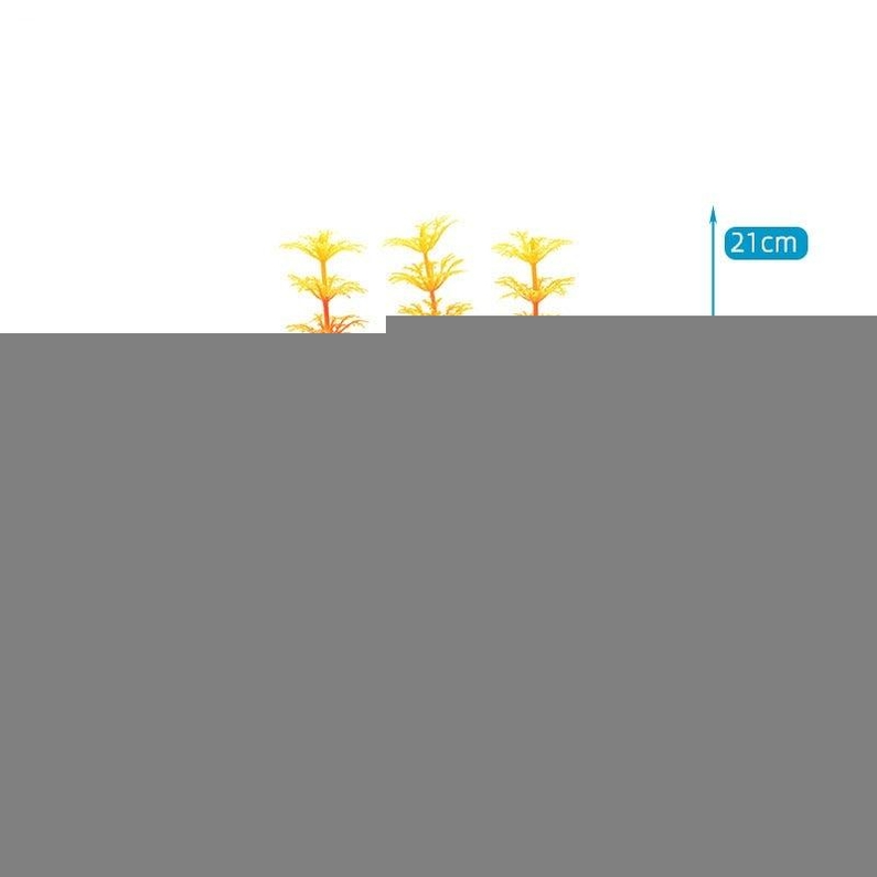 Decora&ccedil;&atilde;o para Aqu&aacute;rio Planta Artificial-Miau Auau Pets