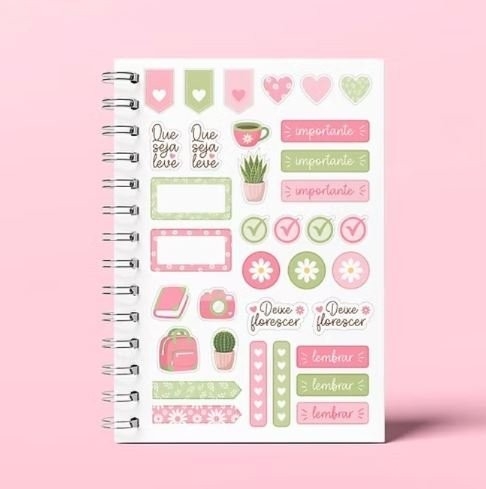 KIT DE ARQUIVOS – CADERNO ANOTAÇÕES VIDA LEVE – A5 – WIRE-O/ESPIRAL