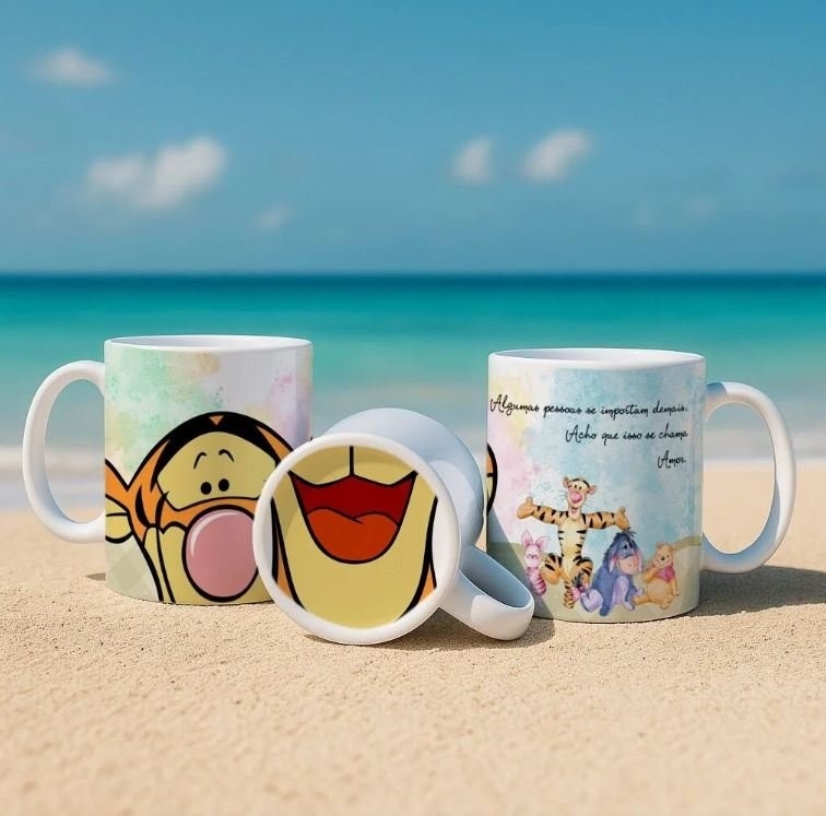 POOH E AMIGOS BOCÃO – ARTES PARA CANECAS