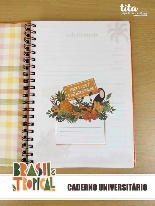Brasil Tropical – Combo de Encadernação