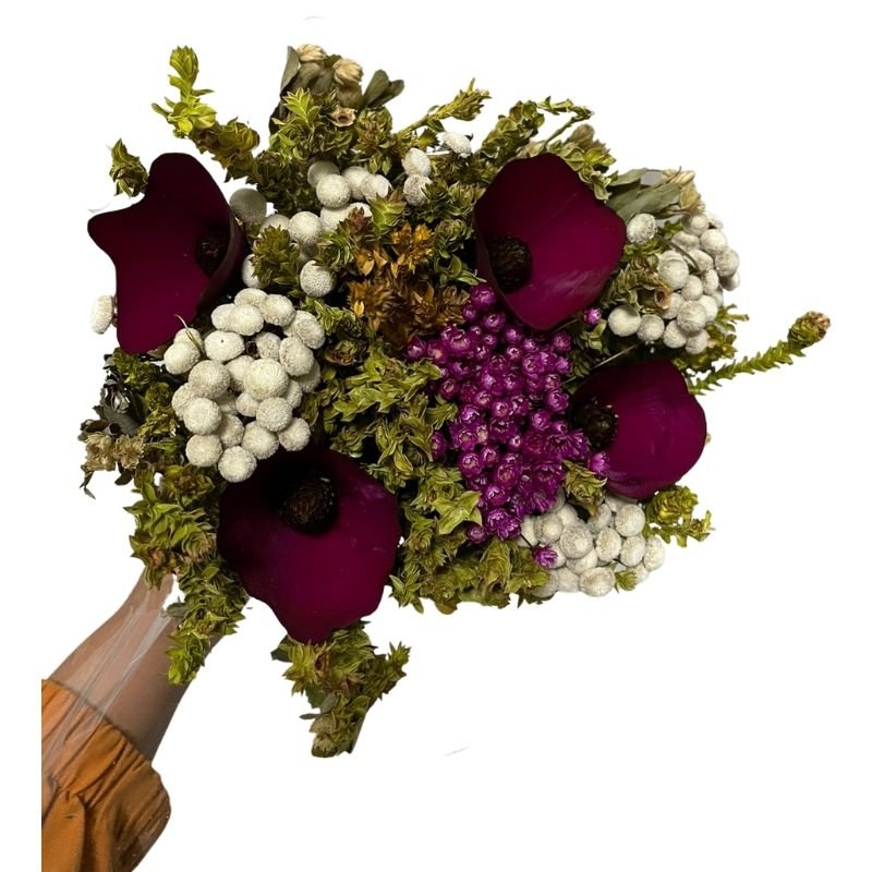 Buque Flor De Casamento Desidratado Preservado Seco – Inspira Flora