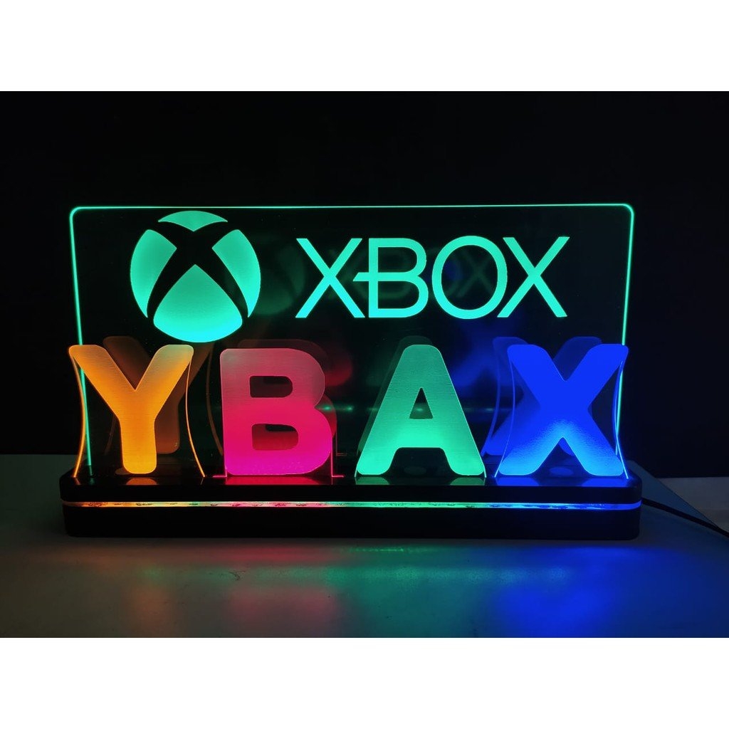 Luminária Playstation e Xbox