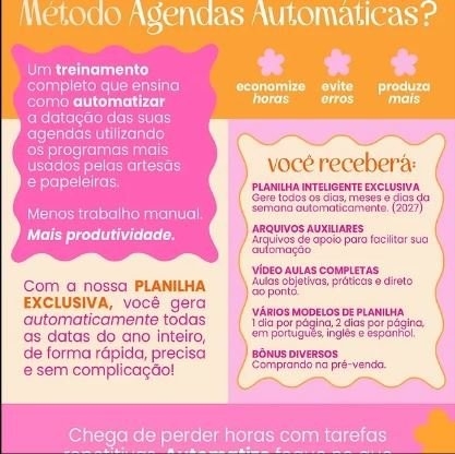 MÉTODO AGENDAS AUTOMÁTICAS - PRÉ VENDA