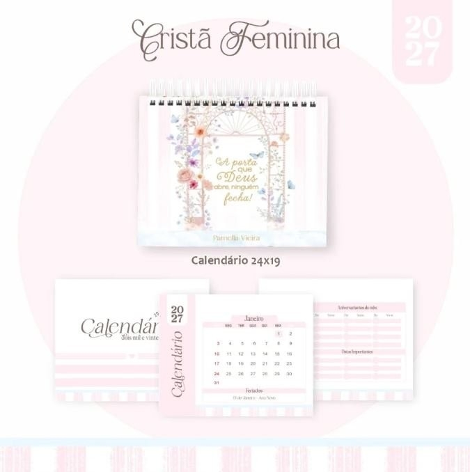 CRISTÃ FEMININA – COLEÇÃO BIG 2027 COMPLETO
