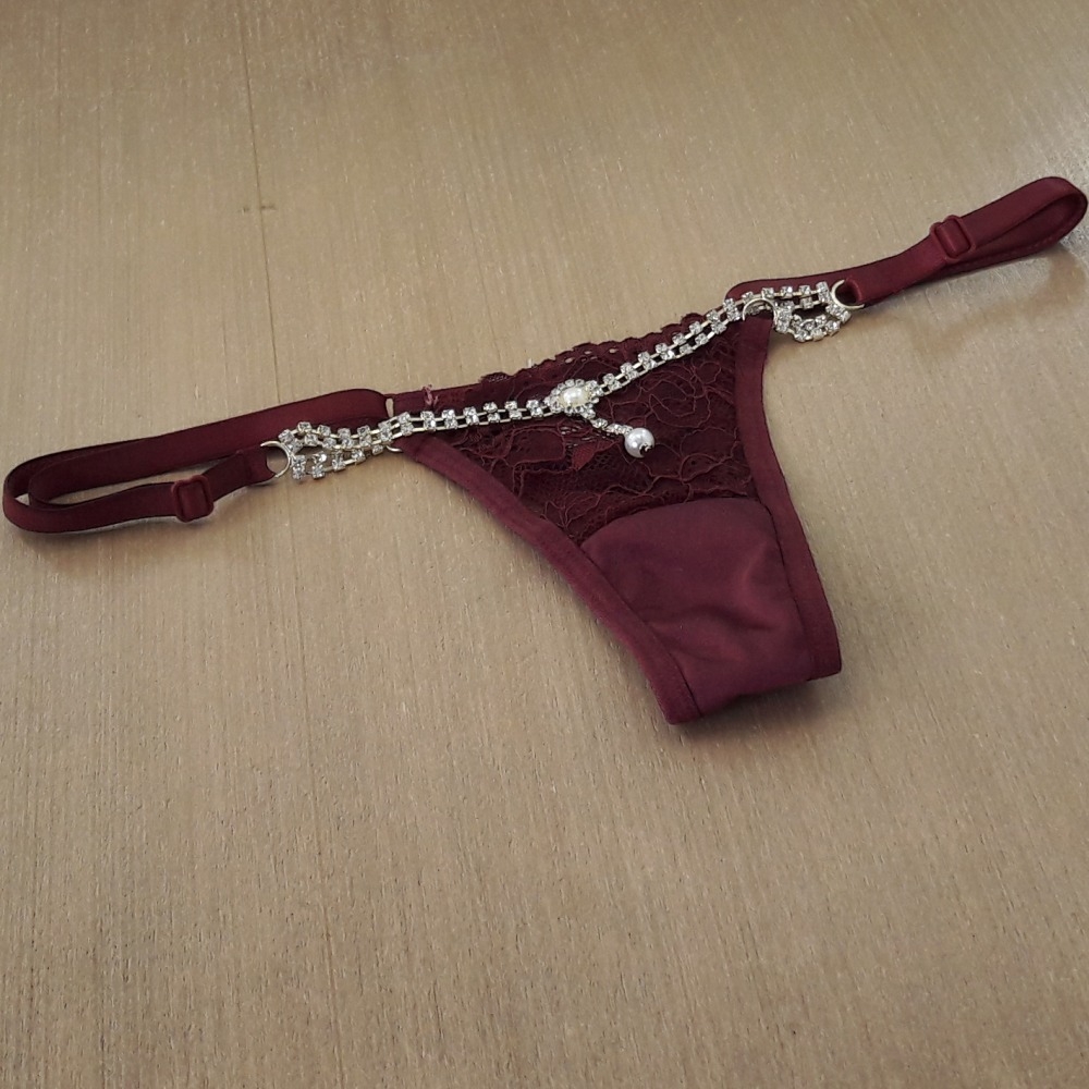 Tanga Fio Dental Gargantilha Biju - C4910