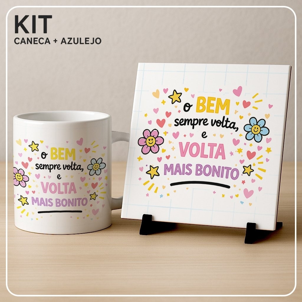 artes para canecas e azulejos Coleção Lindas Frases
